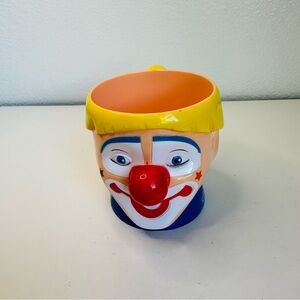 Ringling Brothers and Barnum & Bailey Circus‎ Plastic Clown Mug Cup 10 Oz